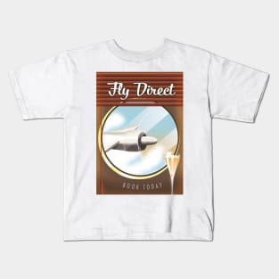 Fly Direct - Book today Kids T-Shirt